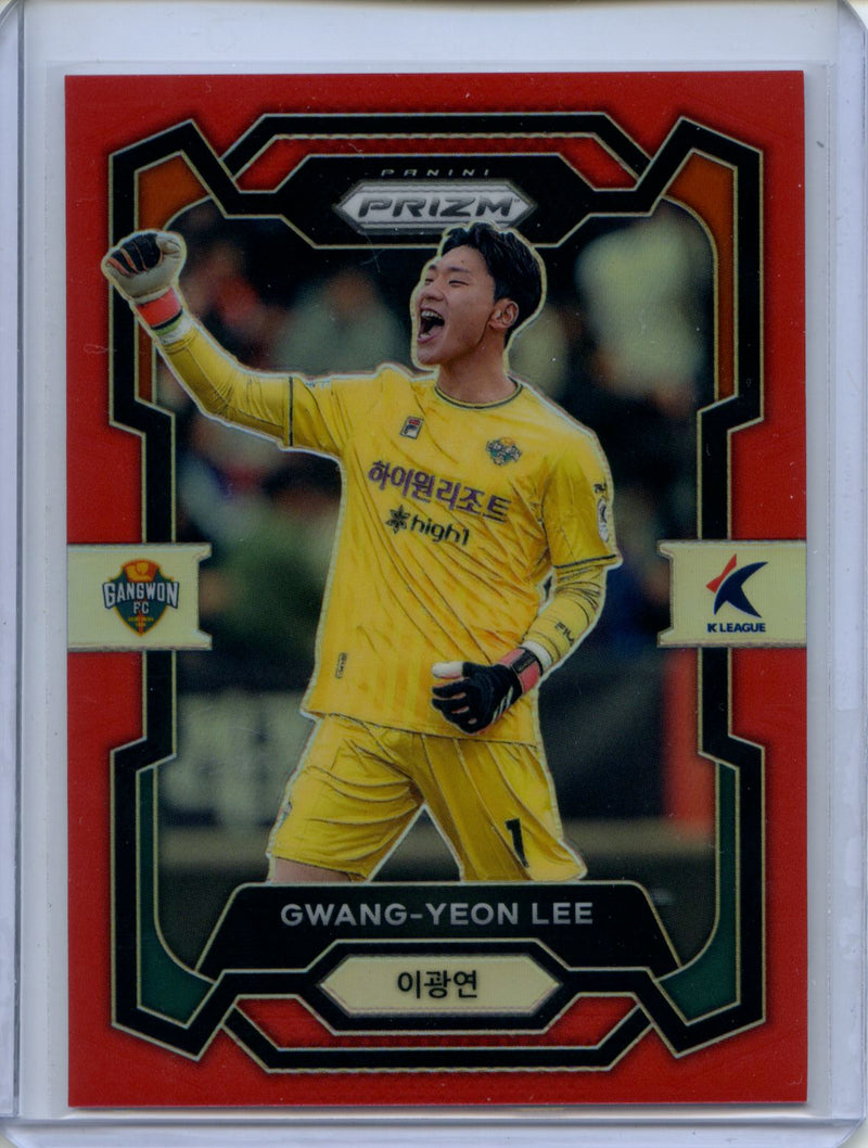 2024 Prizm K-League Soccer Gwang-Yeon Lee Red Prizm 87/99