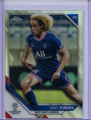 2021-22 Topps Chrome UEFA CL Xavi Simons Refractor
