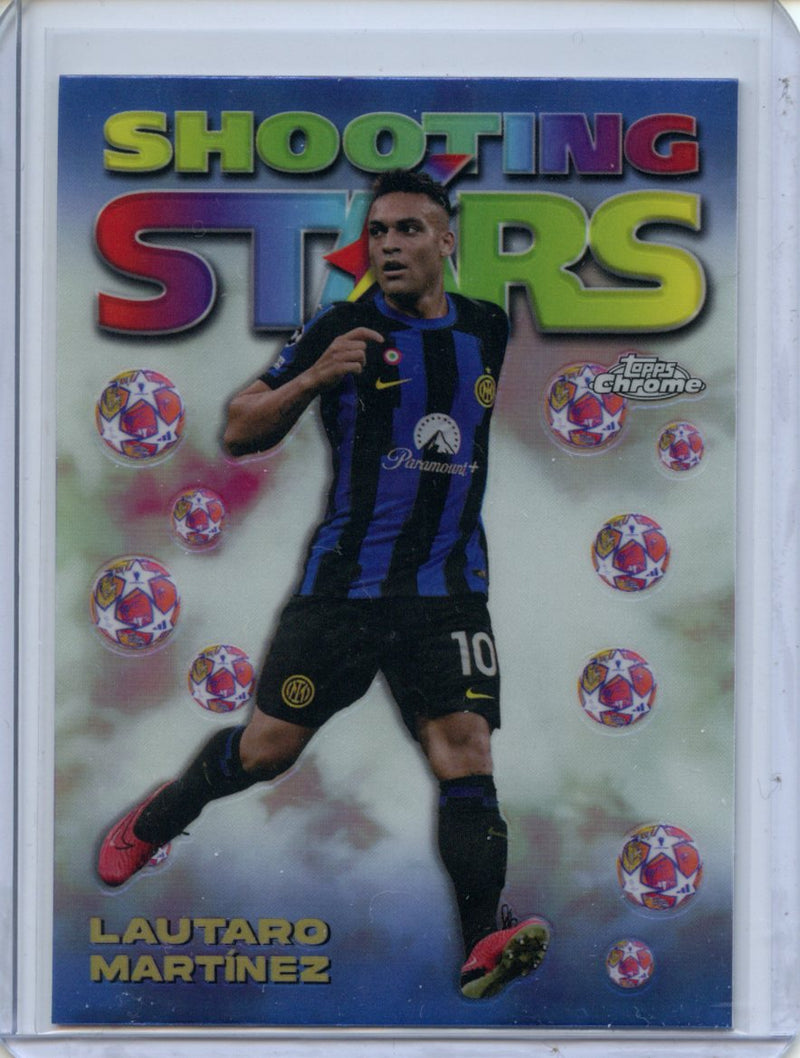 2023-24 Topps Chrome UEFA Lautaro Martinez 1998 Shooting Stars