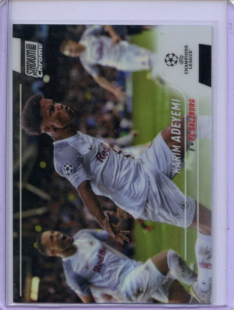 2021-22 Topps Stadium Club Chrome UEFA Champions League Karim Adeyemi Refractor