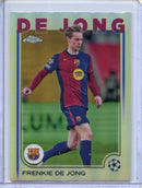 2024-25 Topps Chrome UEFA Club Comps Frenkie de Jong Refractor