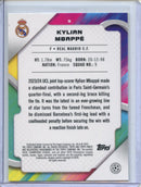 2024-25 Topps Finest UEFA Kylian Mbappe