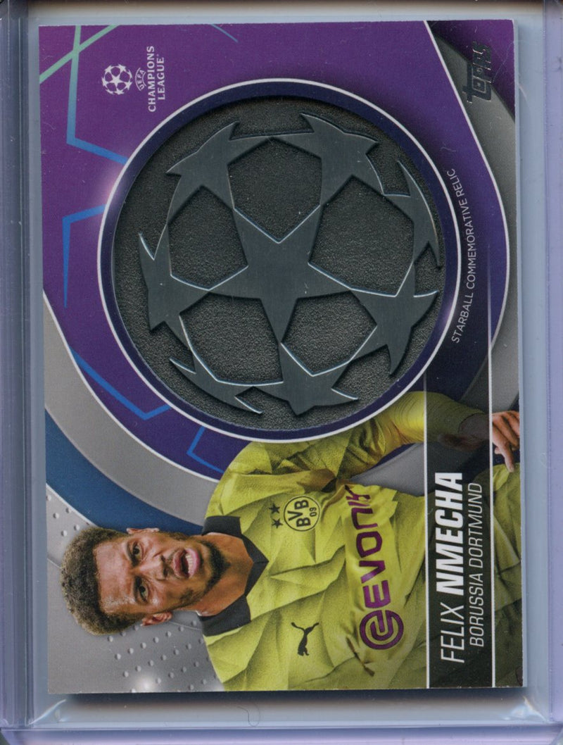 2023-24 Topps UEFA CC Felix Nmecha Starball Commemorative Relic