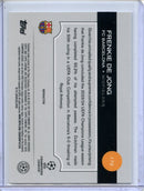 2024-25 Topps Chrome UEFA Club Comps Frenkie de Jong Refractor