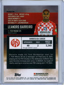 2021-22 Topps Bundesliga Stadium Club Chrome Leandro Barreiro Refractor