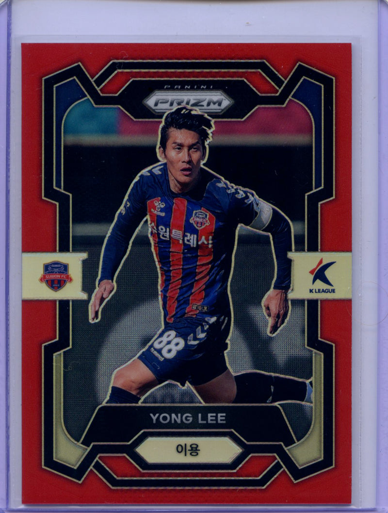 2024 Prizm K-League Soccer Yong Lee Red Prizm 78/99