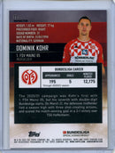 2021-22 Topps Bundesliga Stadium Club Chrome Dominik Kohr Refractor
