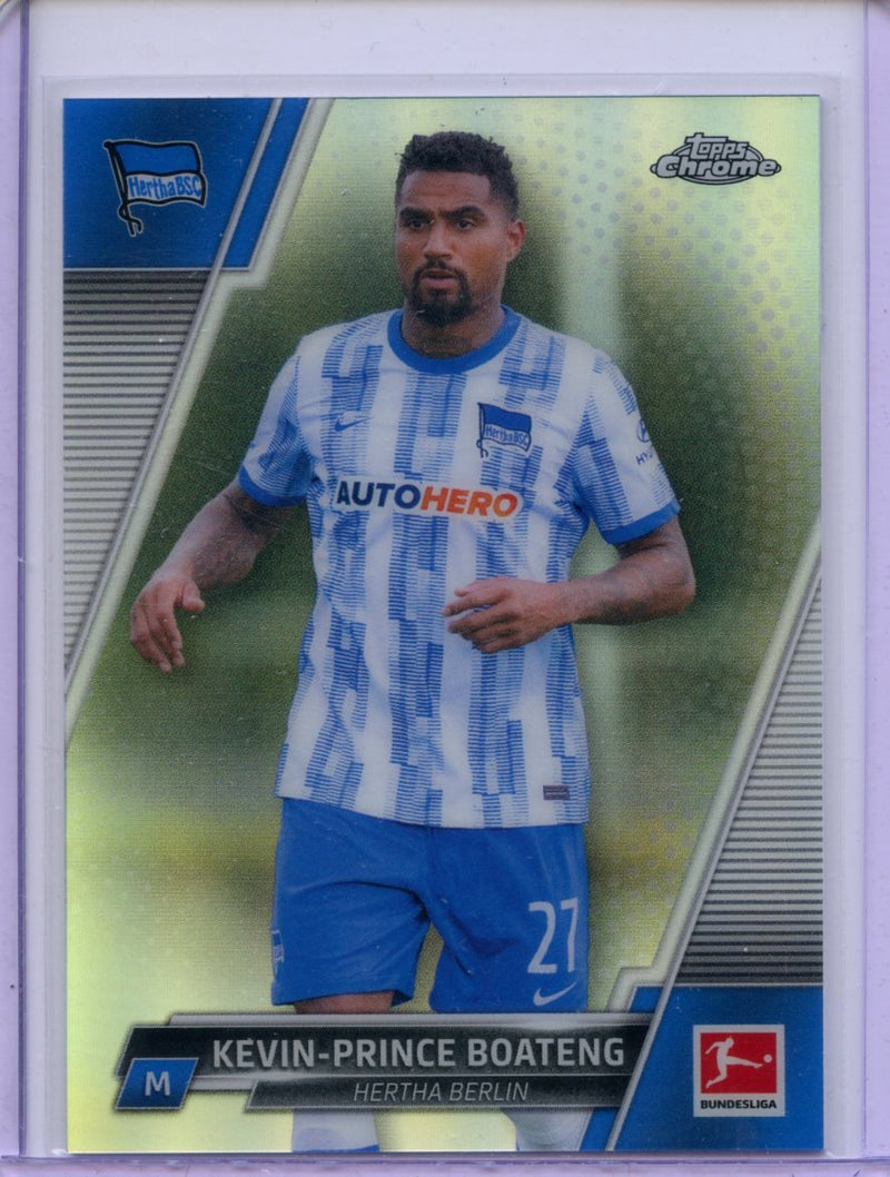 2021-22 Topps Chrome Bundesliga Soccer Kevin-Prince Boateng Refractor