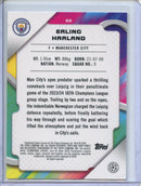 2024-25 Topps Finest UEFA Erling Haaland