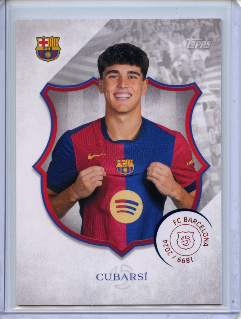2024-25 Barcelona 125th Anniversary Pau Cubarsi Legacy