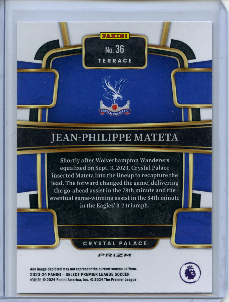 2023-24 Select Premier League Jean-Phillipe Mateta Terrace Silver