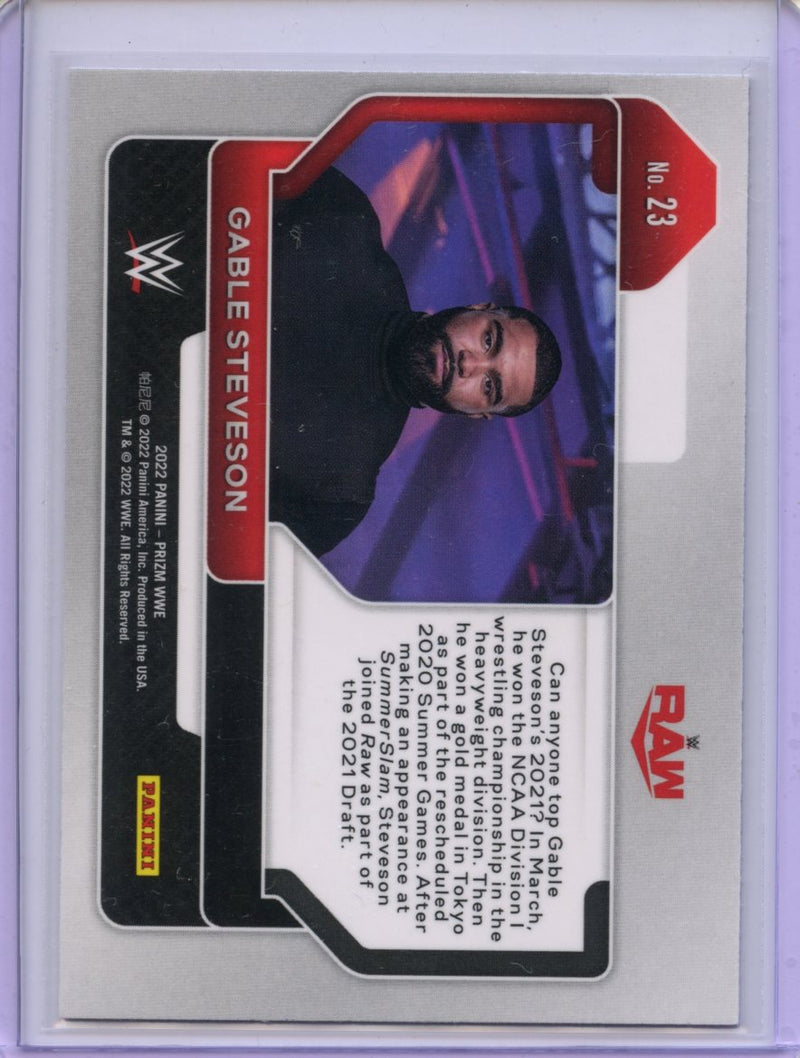 2022 Prizm WWE Gable Steveson