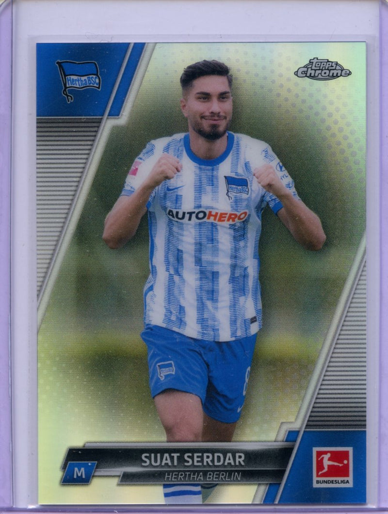 2021-22 Topps Chrome Bundesliga Soccer Suat Serdar Refractor