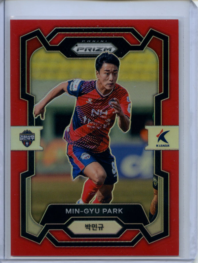 2024 Prizm K-League Soccer Min-Gyu Park Red Prizm 95/99