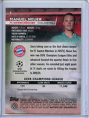 2022-23 Topps Stadium Club Chrome UEFA Club Competitions Manuel Neuer