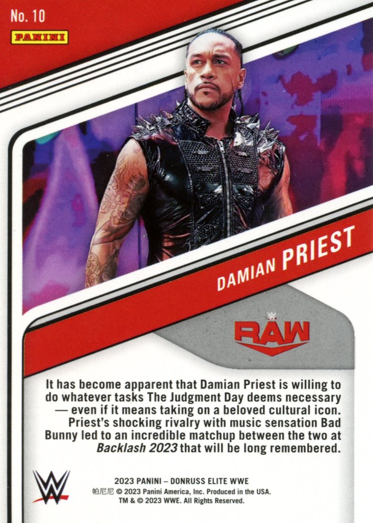 2023 Panini Donruss Elite WWE Damian Priest