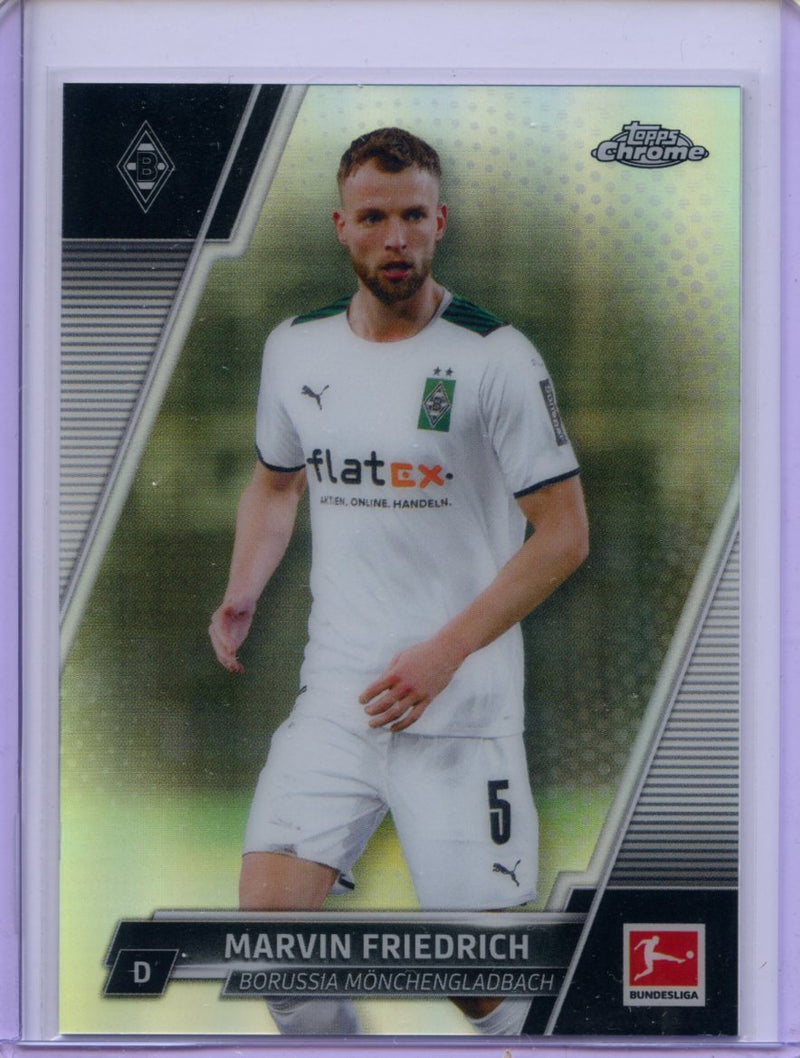 2021-22 Topps Chrome Bundesliga Soccer Marvin Friedrich Refractor