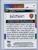2023-24 Topps Finest UEFA Club Competitions Gabriel Martinelli Blue 217/275