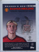 2023-24 Topps Chrome UEFA Rasmus Hojlund 1998 Shooting Stars