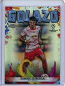 2021-22 Topps Chrome UEFA CL Dominik Szoboszlai Golazo