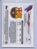 2020-21 Topps Chrome UEFA CL Konrad De La Fuente Blue Wave Refractor 46/75