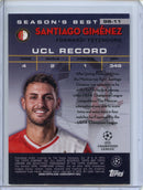 2023-24 Topps Chrome UEFA Santiago Gimenez 1998 Shooting Stars