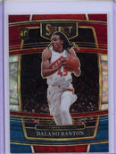 2021-22 Panini Select Dalano Banton Concourse Tri-Color