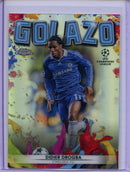 2021-22 Topps Chrome UEFA CL Didier Drogba Golazo