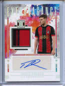 2024-25 Panini Impeccable EPL David Brooks Extravagance Materials Autographs Silver 33/49