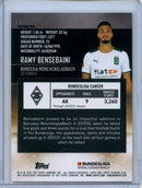 2021-22 Topps Bundesliga Stadium Club Chrome Ramy Bensebaini Refractor