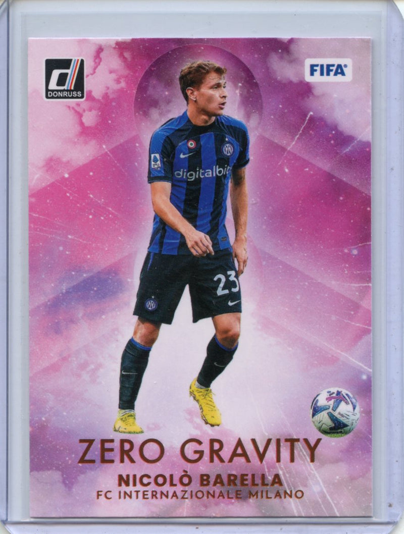 2022-23 Donruss FIFA Nicolo Barella Zero Gravity