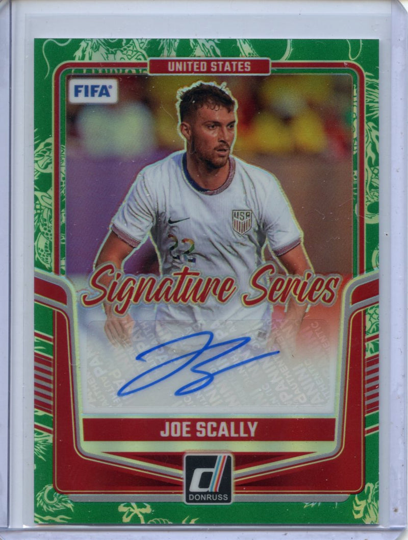 2024-25 Donruss Joe Scally Signature Series Dragon Scale 8/99