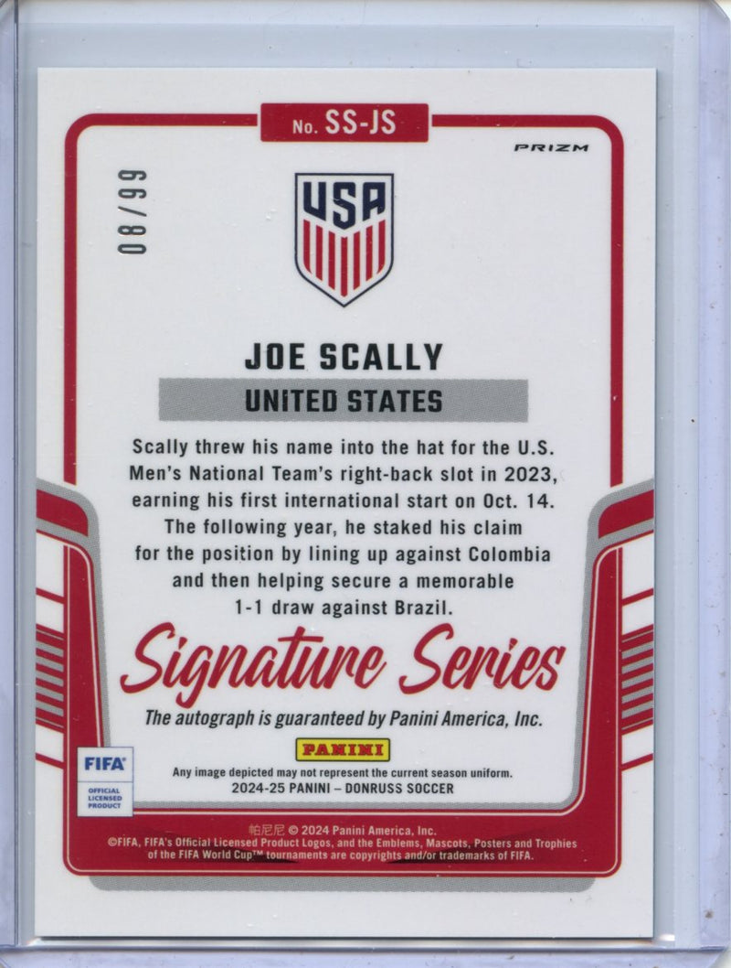 2024-25 Donruss Joe Scally Signature Series Dragon Scale 8/99