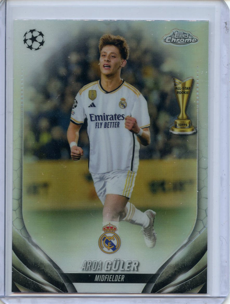2023-24 Topps Chrome UEFA Arda Guler Refractor