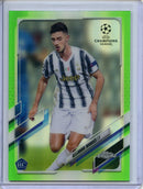 2020-21 Topps Chrome UEFA CL Alejandro Marques Neon Green Refractor 30/99
