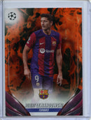 2023-24 Topps UEFA CC Robert Lewandowski Inferno Foil