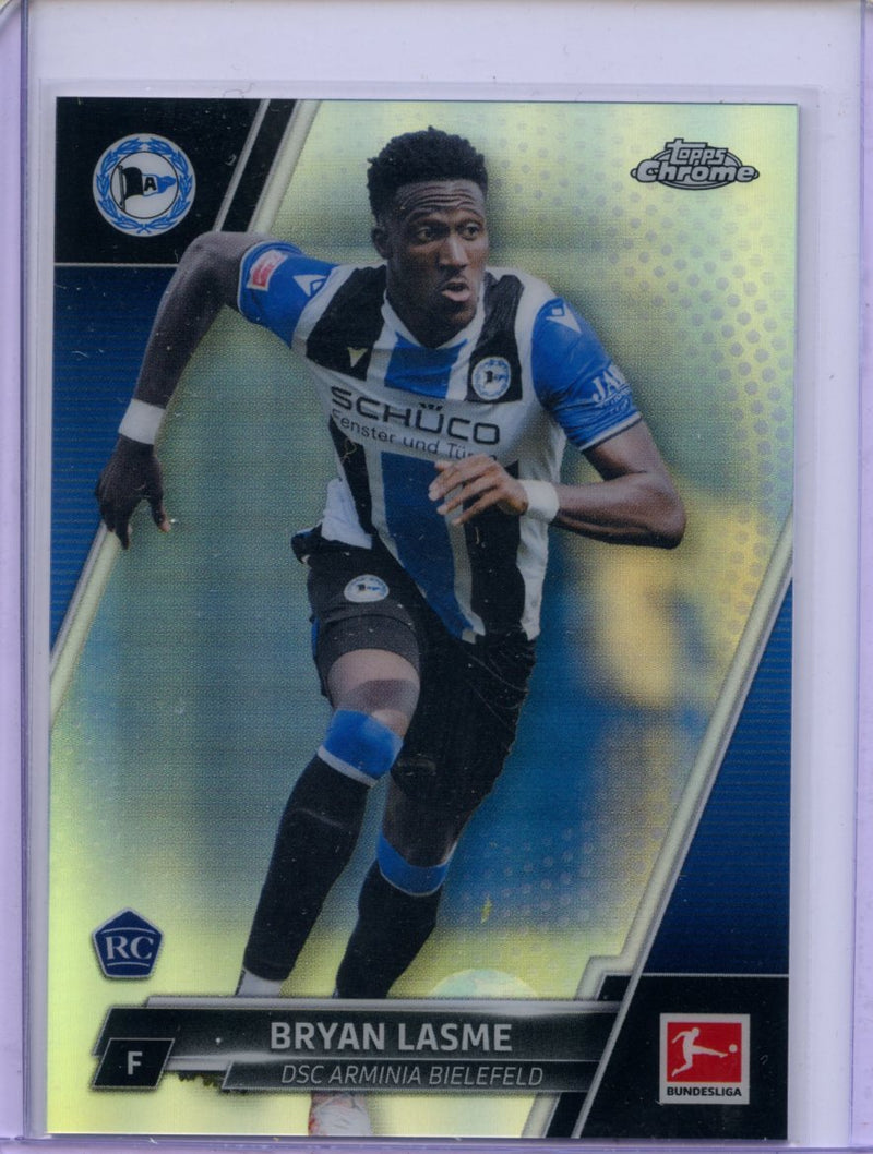 2021-22 Topps Chrome Bundesliga Soccer Bryan Lasme Refractor