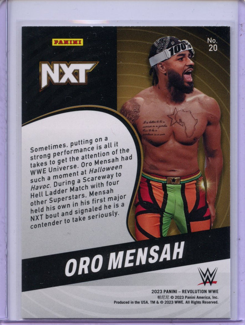 2023 Revolution WWE Oro Mensah