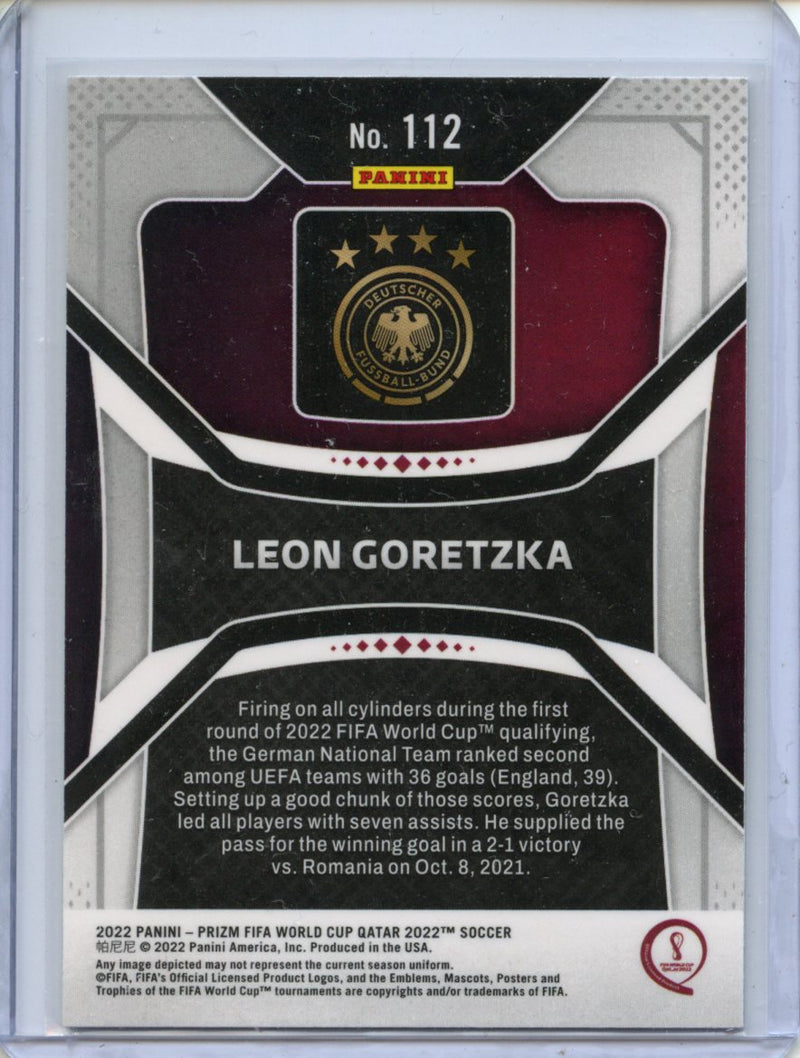 2022 Panini Prizm FIFA World Cup Qatar Leon Goretzka