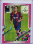 2020-21 Topps Chrome UEFA CL Sergino Dest Pink Refractor 89/175