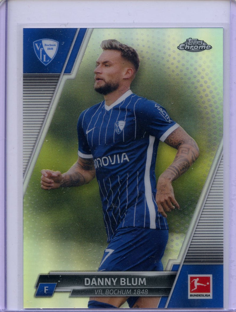 2021-22 Topps Chrome Bundesliga Soccer Danny Blum Refractor