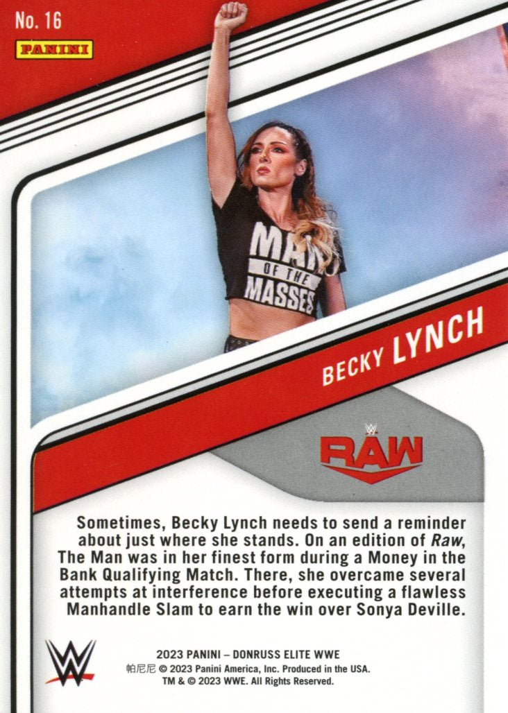 2023 Panini Donruss Elite WWE Becky Lynch