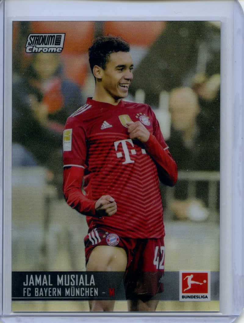 2021-22 Topps Bundesliga Stadium Club Chrome Jamal Musiala Refractor