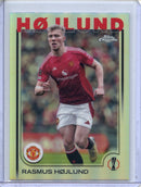 2024-25 Topps Chrome UEFA Club Comps Rasmus Hojlund Refractor