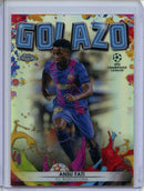 2021-22 Topps Chrome UEFA CL Ansu Fati Golazo