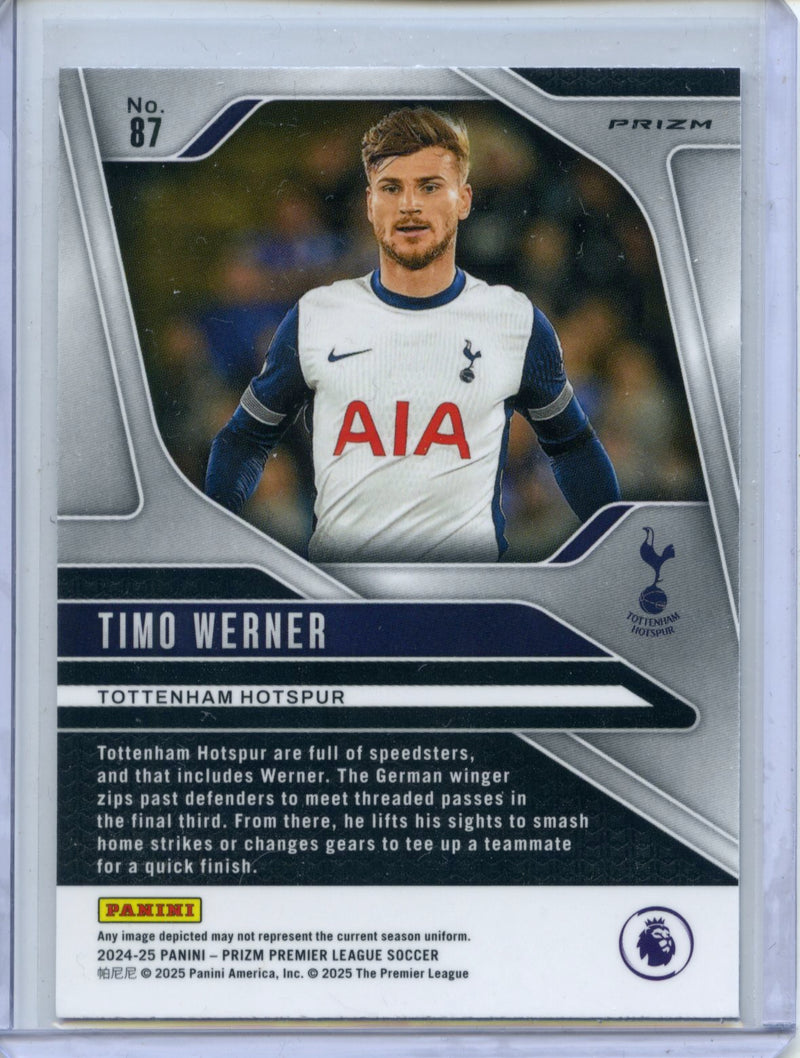 2024-25 Panini Prizm Premier League Timo Werner Silver