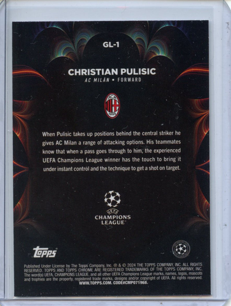 2023-24 Topps Chrome UEFA Christian Pulisic Golazo