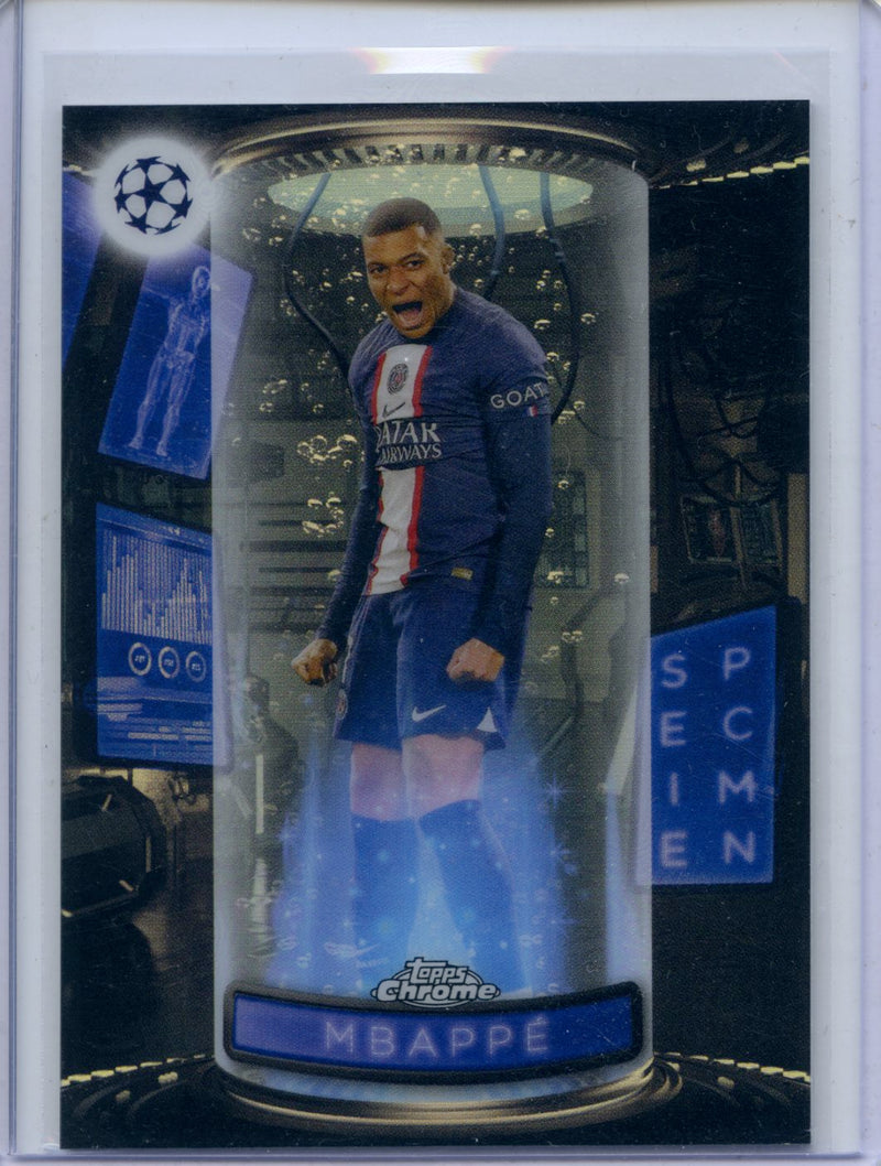 2022-23 Topps Chrome UEFA Kylian Mbappe Specimens