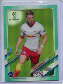 2020-21 Topps Chrome UEFA CL Dennis Borkowski Aqua Refractor 95/199