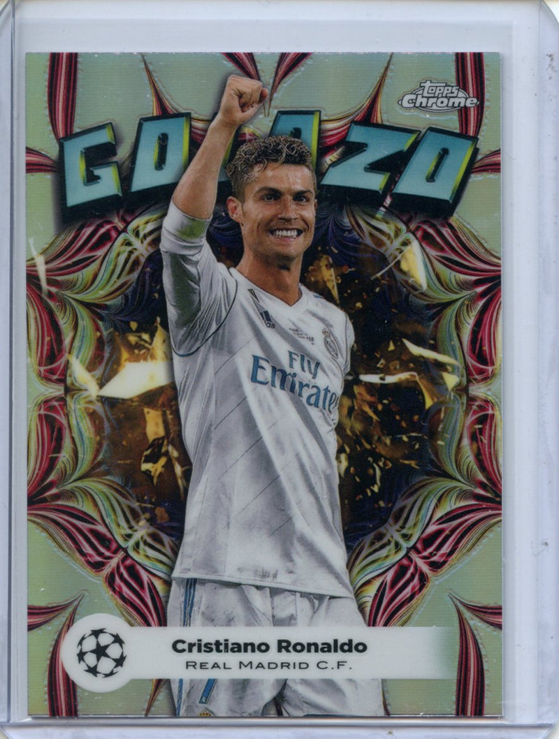 2023-24 Topps Chrome UEFA Cristiano Ronaldo Golazo